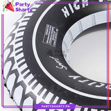 36 inches Tyre Shaped Tube For TWO FAST / McQueen Car Theme Birthday Party Decoration and Celebration