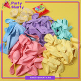 100pcs Happy Birthday Pastel Multi Unicorn Theme Set For Birthday Decoration and Party Celebrations