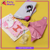 100pcs Happy Birthday Pastel Multi Unicorn Theme Set For Birthday Decoration and Party Celebrations