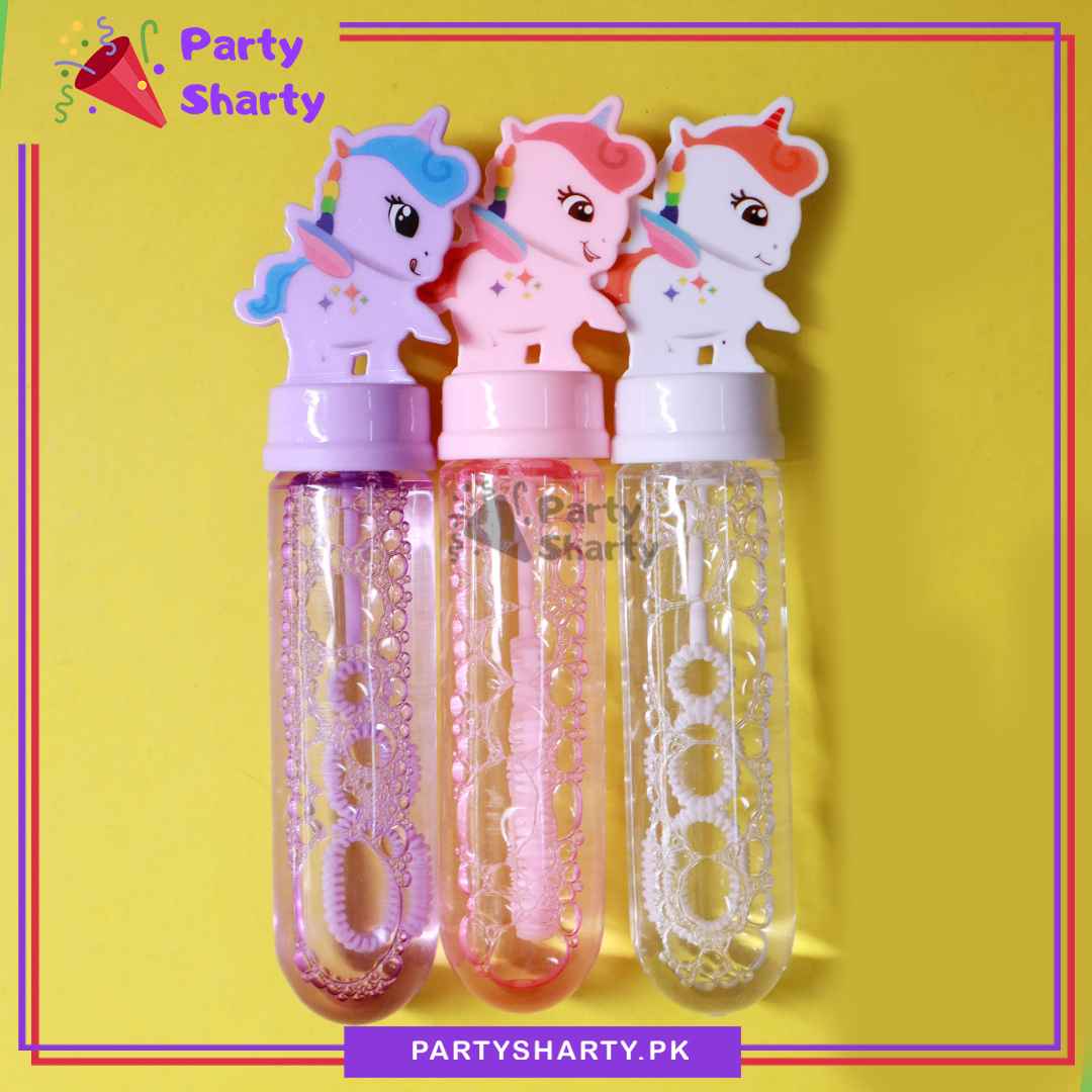 1pc Unicorn Theme Bubbles Bottle for Goody Boxes / Bag / Favor Gifts for Kids