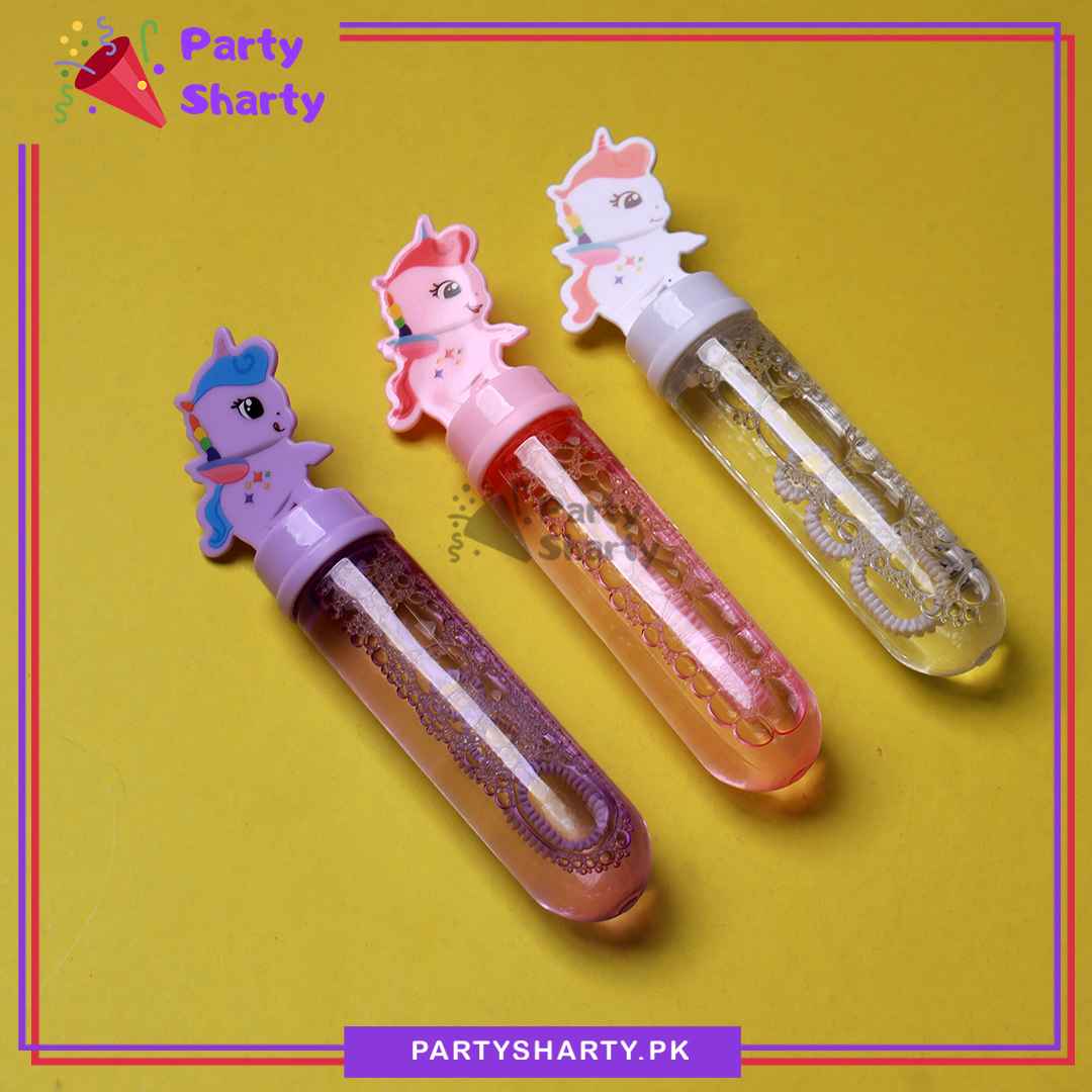 1pc Unicorn Theme Bubbles Bottle for Goody Boxes / Bag / Favor Gifts for Kids