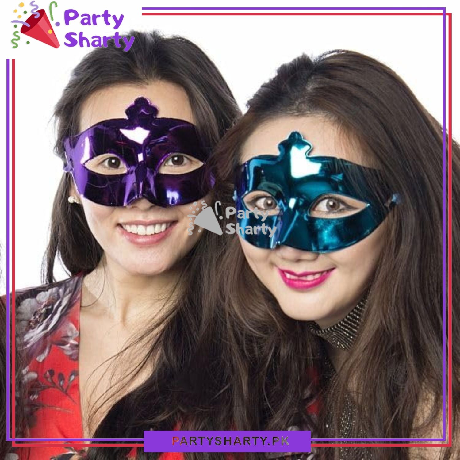 Unique Colorful Masquerade Mask For Wedding / Bridal Shower / Birthday / Halloween Photoshoot and Celebration