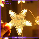 V Shaped Fairy Lights Star Shaped Curtain Lights For Home and Party Decor Star Lights Electric Operated