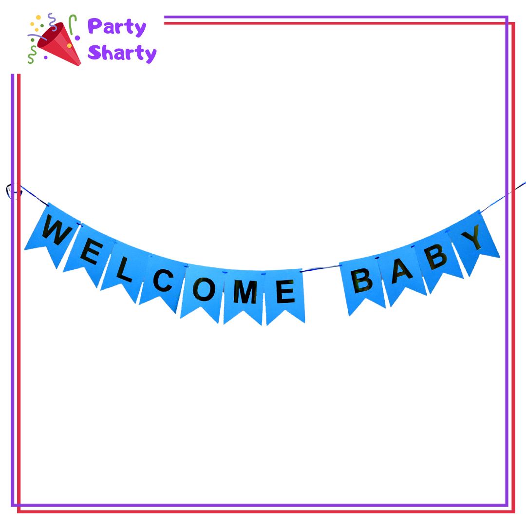 Welcome Baby Card Banner for Welcome Baby Party Decoration and Celebration