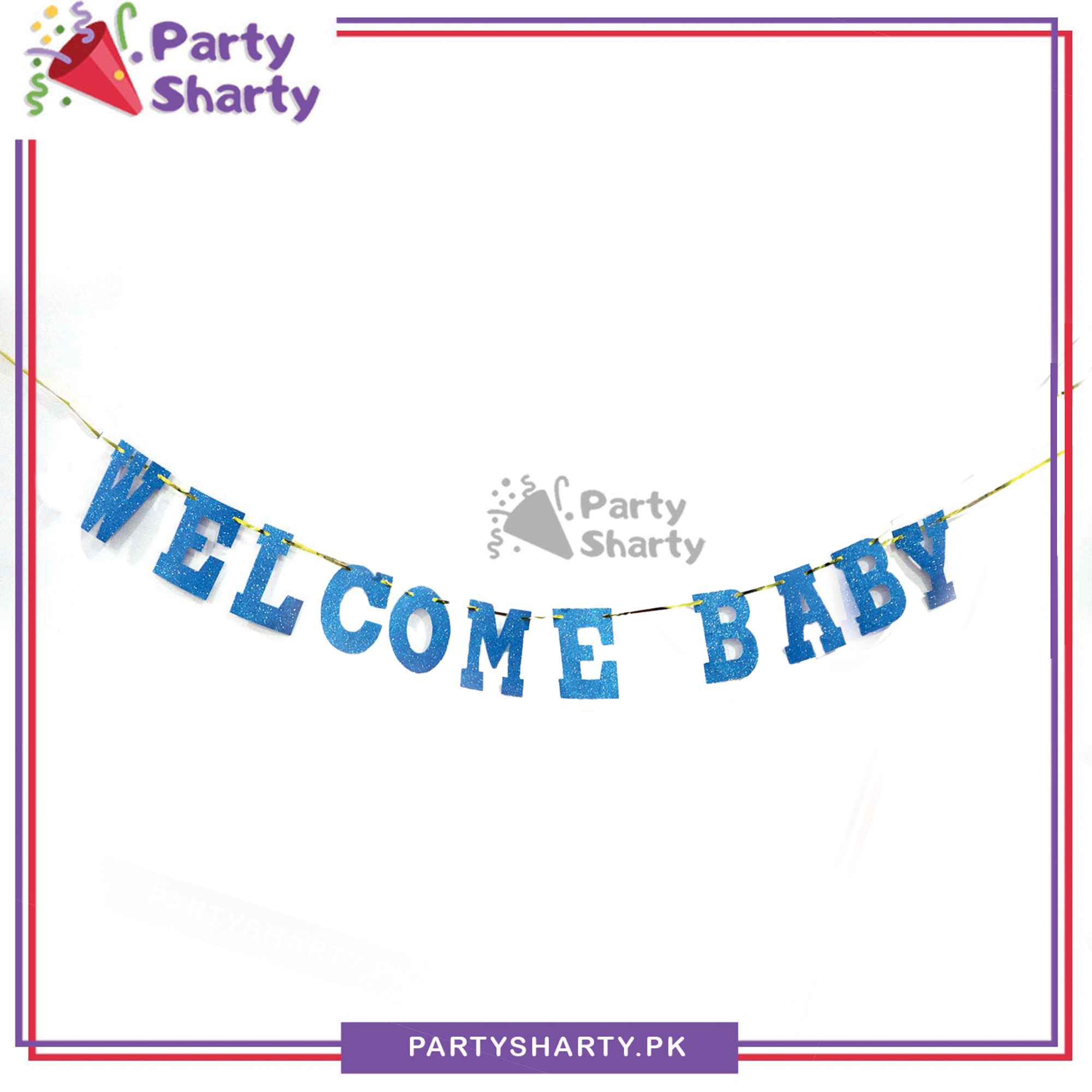 Welcome Baby Letter Foamic Banner For Welcome Baby Theme Decoration and Celebration