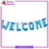 Welcome Letter Foil Balloon Banner For Welcome Party Theme Decoration and Celebration