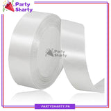 1 inch Satin Ribbon Roll For Birthday, Anniversary, Bridal Shower, Baby Shower and Gift Decoration