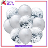 Latex Balloons with Confetti Filled Balloons for Party Decoration (10 pcs / set)