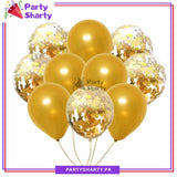 Latex Balloons with Confetti Filled Balloons for Party Decoration (10 pcs / set)