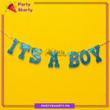 Its a Girl / Boy Glitter Foamic Banner For Welcome Baby Decorations & Celebrations