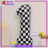 40inches Checkered Design Number 1 Foil Balloon For Party Decoration & Celebration