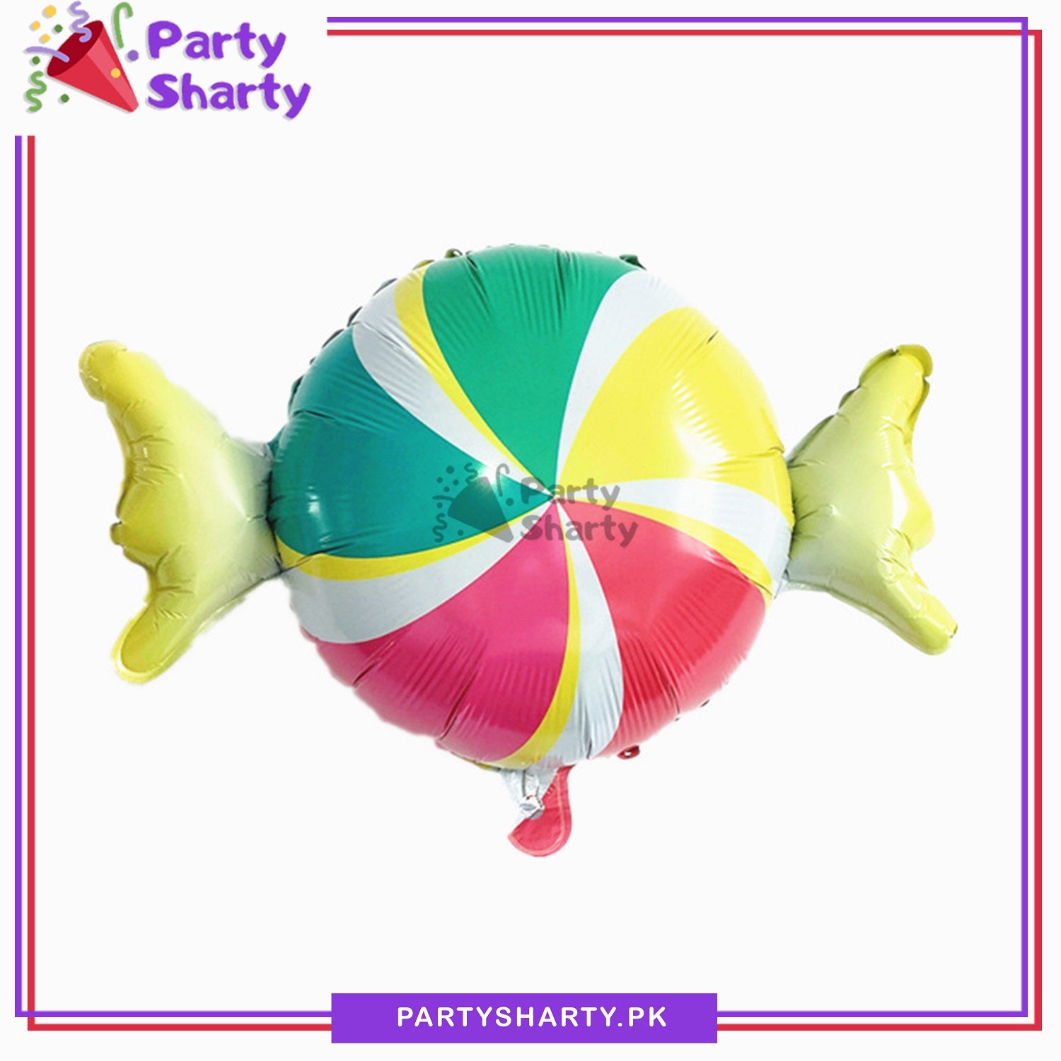 Candy Shaped Foil Balloon for Candyland Theme Birthday Celebration and Decoration