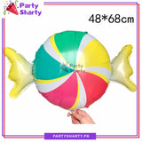 Candy Shaped Foil Balloon for Candyland Theme Birthday Celebration and Decoration