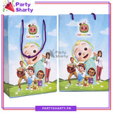 Cocomelon Theme Goody Paper Bags For Birthday Party and Decoration (Pack of 6)