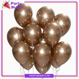 Metallic Chrome Balloons (Pack of 25) For Birthday, Wedding, Anniversary, Baby Shower Party Decoration