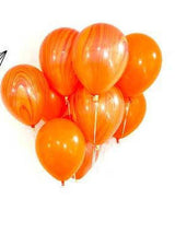 Marble / Agate Balloons Tie Dye Latex Balloons Multi Colors Marble Tie Dye Swirl Party Balloons For Party Decoration and Celebration