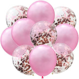 Latex Balloons with Confetti Filled Balloons for Party Decoration (10 pcs / set)