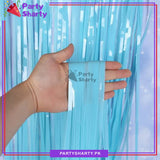Pastel Color Fringes / Foil Curtains Best for Back Drop Wall Decoration for Birthday and Parties Celebration