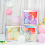 ONE Box, DIY Transparent ONE Boxes for First Birthday Party Decorations