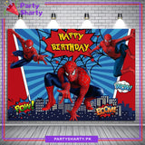 Spiderman Theme Panaflex backdrop For Theme Based Birthday Decoration and Celebration