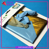 Stylish Baby Boy / Girl Cart Shaped Foil Balloon For Baby Shower, Welcome Baby and Gender Reveal Decoration and Celebrations