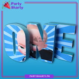 ONE Thermocol Standee For Boss Baby Theme First Based Birthday Celebration and Party Decoration
