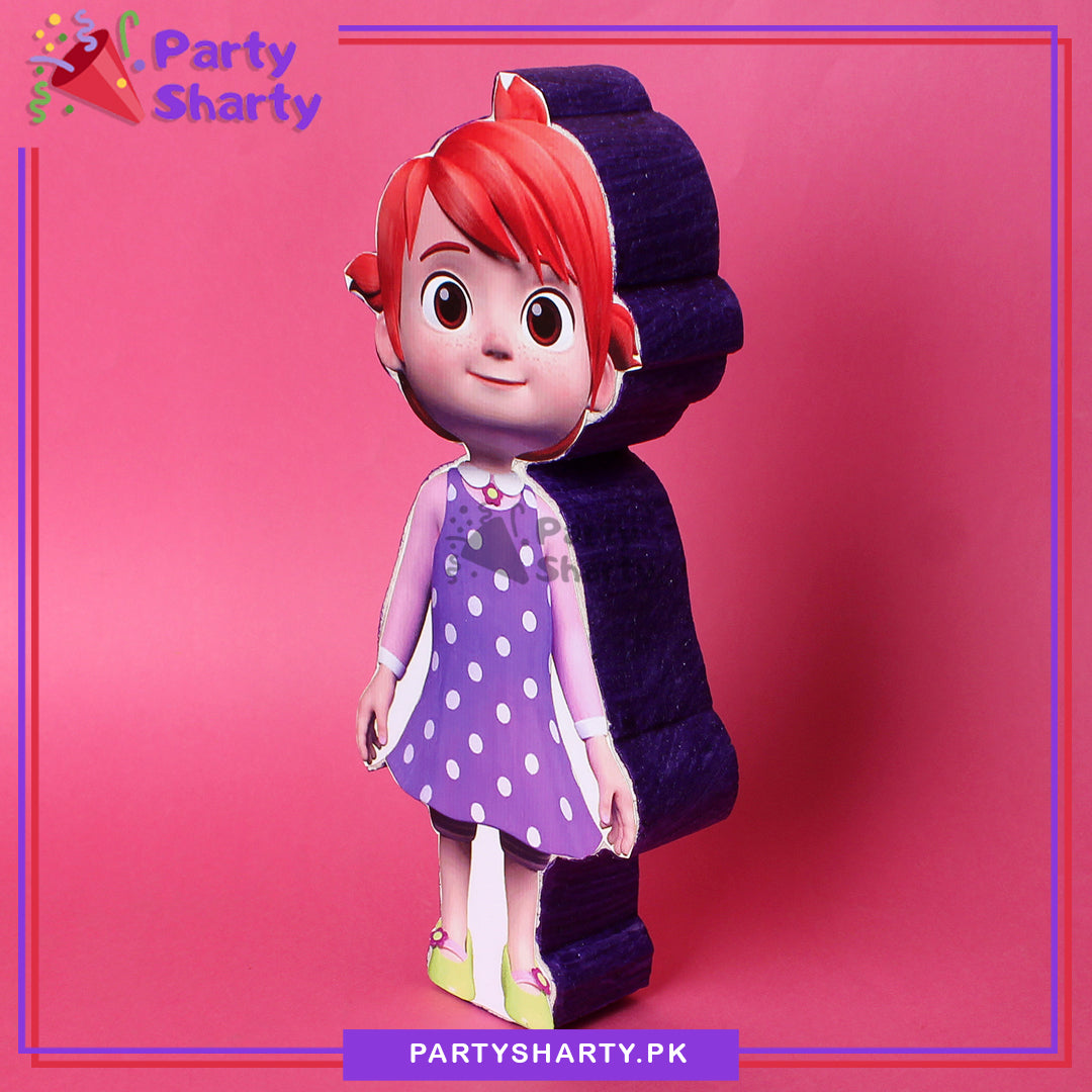 Yoyo Character in Thermocol Standee For Cocomelon Theme Based Birthday Celebration and Party Decoration