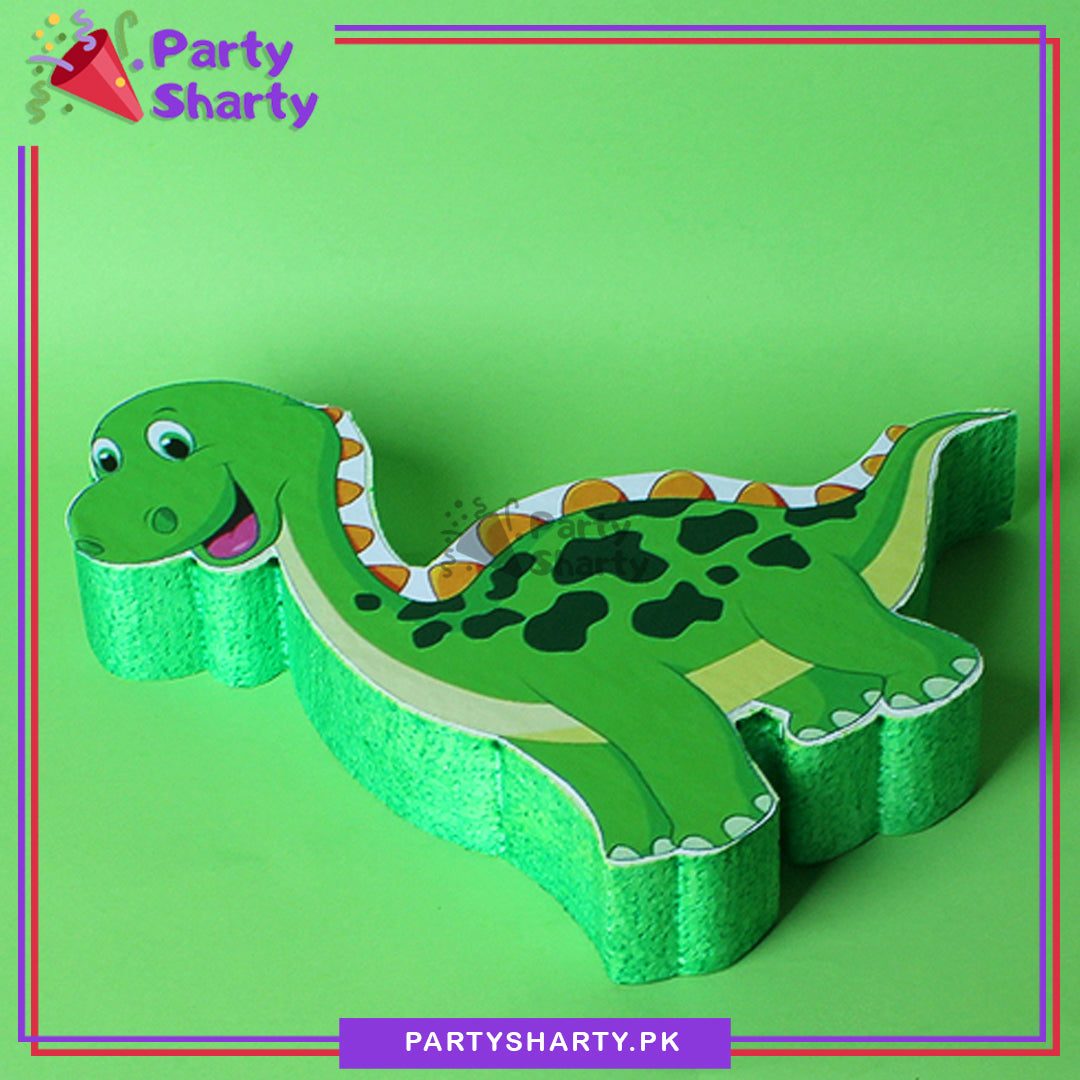 Brachiosaurus Dinosaur Character in Thermocol Standee For Dinosaur/Dragon Theme Based Birthday Celebration and Party Decoration