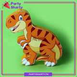 Dinosaur Character in Thermocol Standee For Dinosaur/Dragon Theme Based Birthday Celebration and Party Decoration