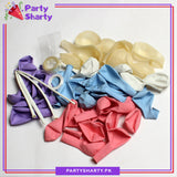 Happy B-Day Mermaid Theme Set for Theme Based Birthday Decoration and Celebration