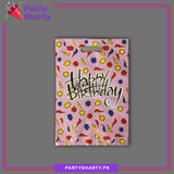 Happy Birthday Printed Stylish Goody Bags / Favor Bags for Birthday Party Event and Celebration