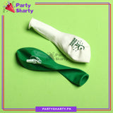 14th August Pakistan Day Printed Latex Balloons for Pakistan Independence Day Celebration
