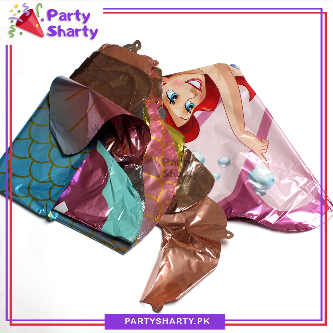 Happy B-Day Mermaid Theme Set for Theme Based Birthday Decoration and Celebration