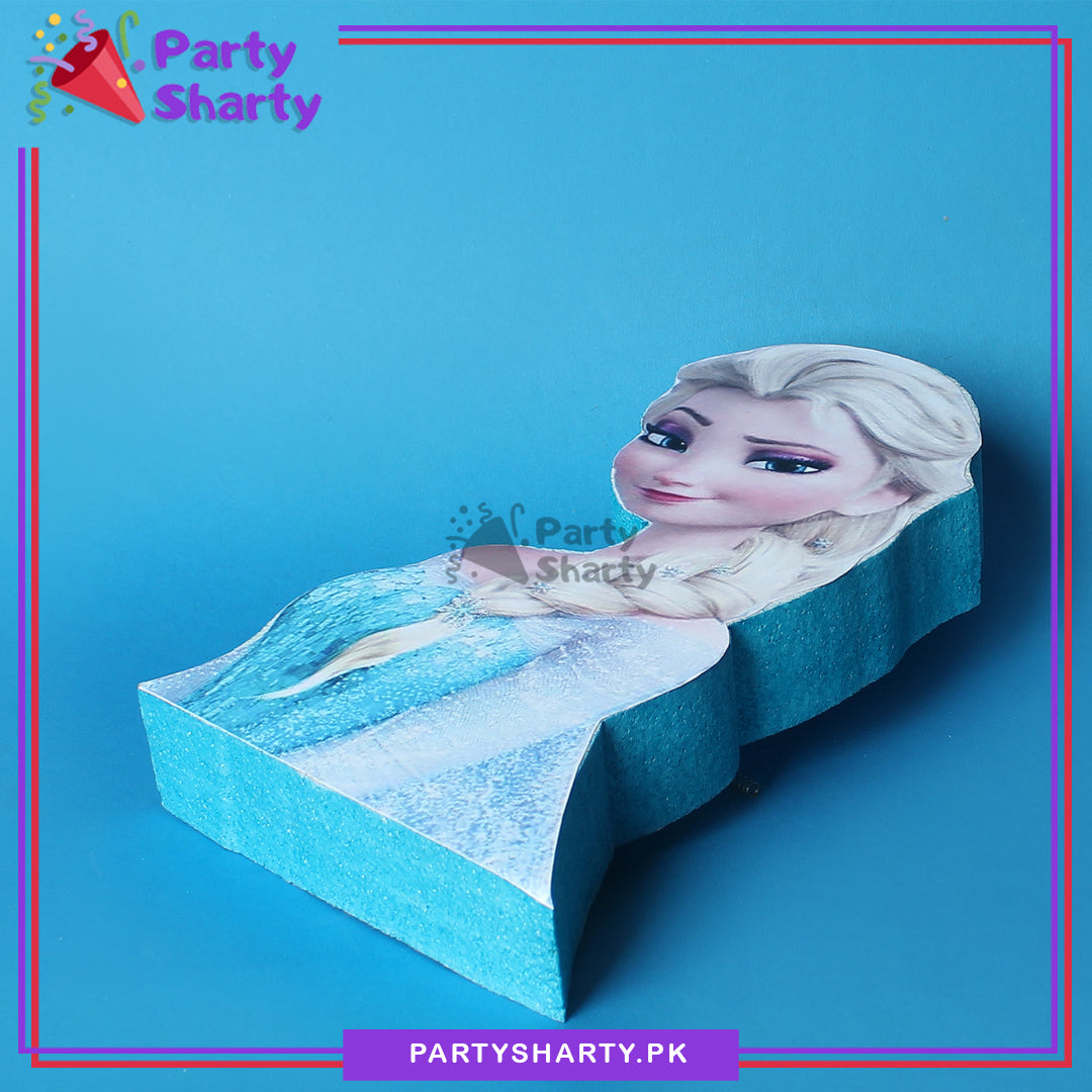 Elsa Character Thermocol Standee For Frozen Theme Based Birthday Celebration and Party Decoration