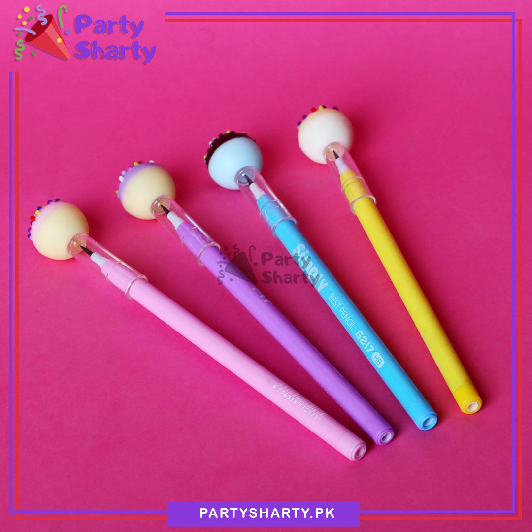 Beautiful Cup Cake Bullet Pencil For Kids For Candyland Theme Celebration