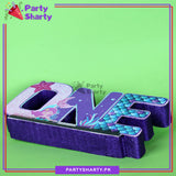 ONE Thermocol Standee For Mermaid Theme Based First Birthday Celebration and Party Decoration