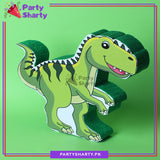 Dinosaur Character in Thermocol Standee For Dinosaur/Dragon Theme Based Birthday Celebration and Party Decoration
