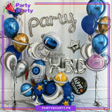 HBD Outer Space / Spaceman Theme Set for Space Theme Based Birthday Decoration and Celebration