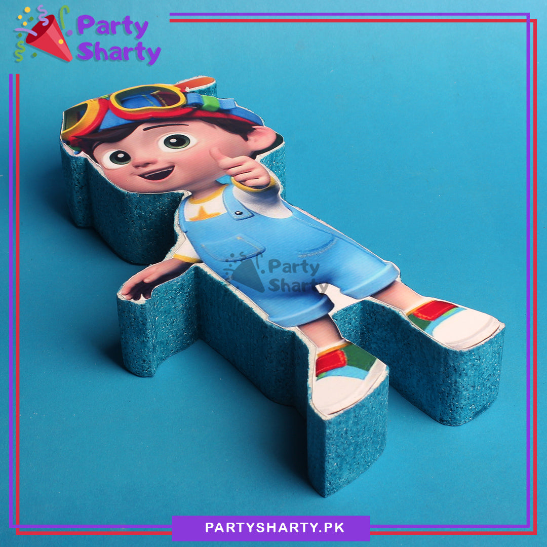 TomTom Character Thermocol Standee For Cocomelon Theme Based Birthday Celebration and Party Decoration