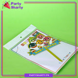Baby Shark Theme Card Board Material Cake Topper For Birthday Party Celebration and Decoration