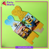 Minion Theme Goody Boxes Pack Of 10 For Minion Theme Birthday Party and Decoration