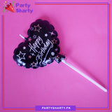 Happy Birthday Printed Heart Shaped Candle For Birthday Decoration and Celebration