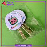 Cocomelon Cup Cake Topper For Cocomelon Birthday Theme Party and Decoration