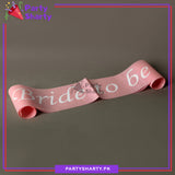 Bride To Be Sash For Bridal Shower Event and Celebration