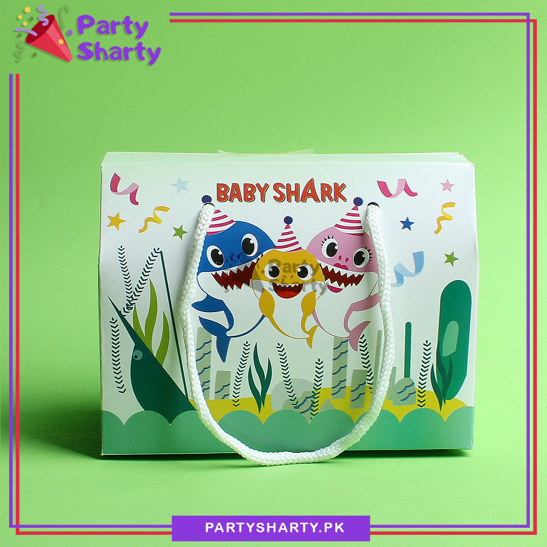 Baby Shark Theme Goody Boxes Pack of 6 For Baby Shark Theme Birthday Decoration and Celebration