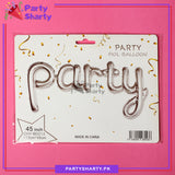 Party Scripted Foil Balloons Banner for Party Celebration and Decoration