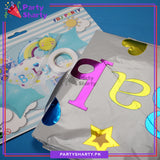Stylish Boy or Girl Cloud with Rainbow & Sun Shaped Foil Balloon set of 5 For Baby Shower, Welcome Baby, Gender Reveal Decoration