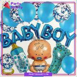 Baby Boy Theme Set for Welcome Baby / Baby Shower Event Decoration and Celebration