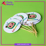 Cocomelon Cup Cake Topper For Cocomelon Birthday Theme Party and Decoration