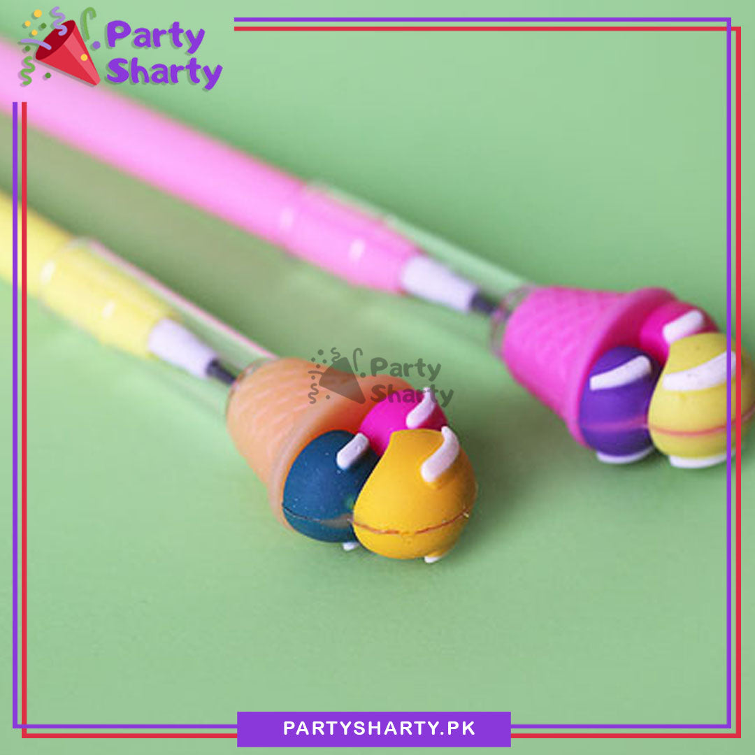 Beautiful Ice Cream Cup Bullet Pencil For Kids For Candyland Theme Celebration